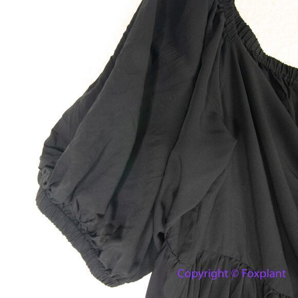 New! ELOQUII black‎ tie front maxi dress plus size 14 - Picture 6 of 13
